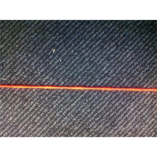 The same lace streched (knots gone)